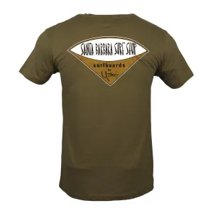 Santa Barbara Surf Shop Premium Sueded Short Sleeve T-Shirt