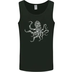Scuba Diving Octopus Diver Cthulhu Kraken Mens Vest Tank Top