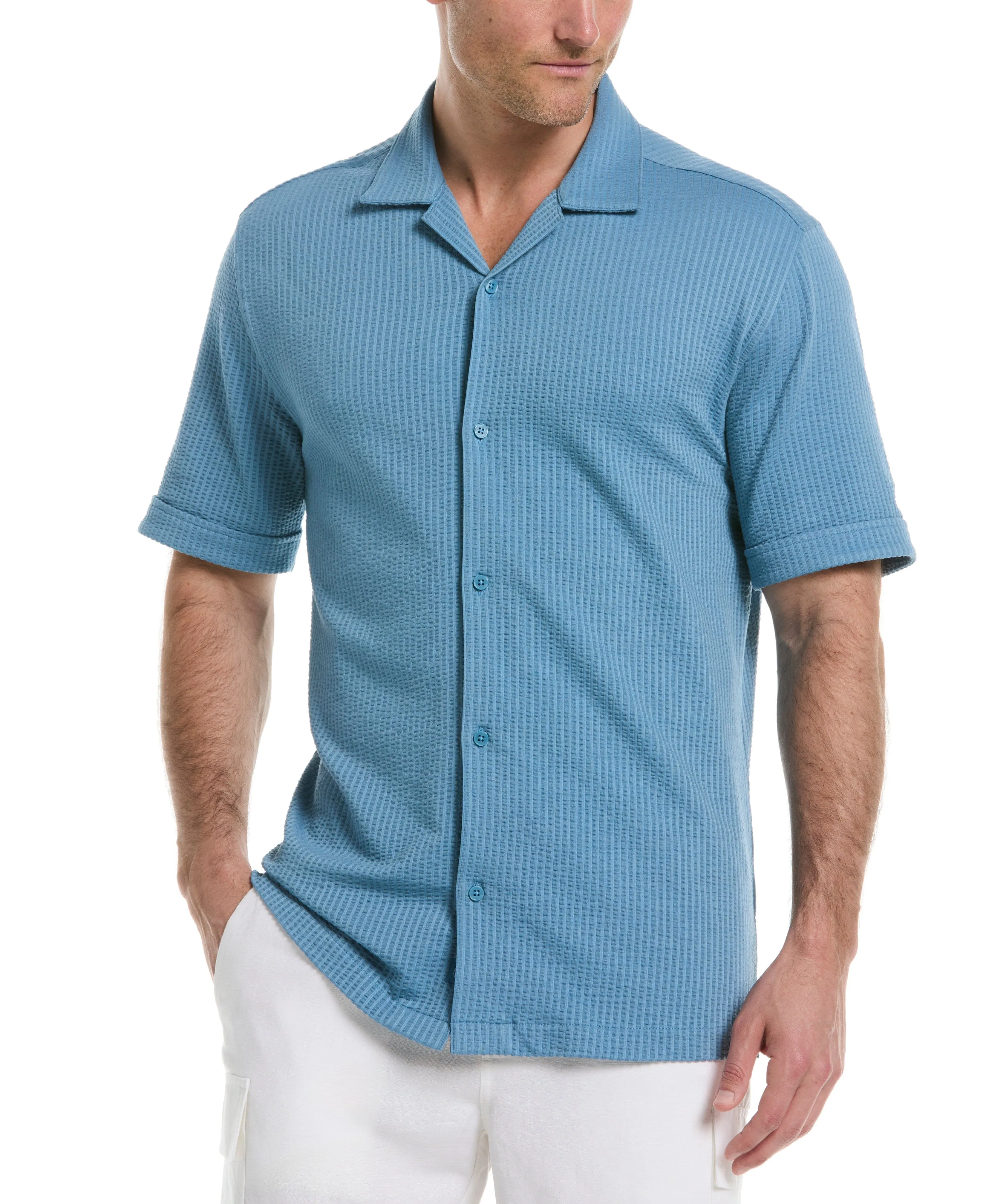 Seersucker Knit Shirt