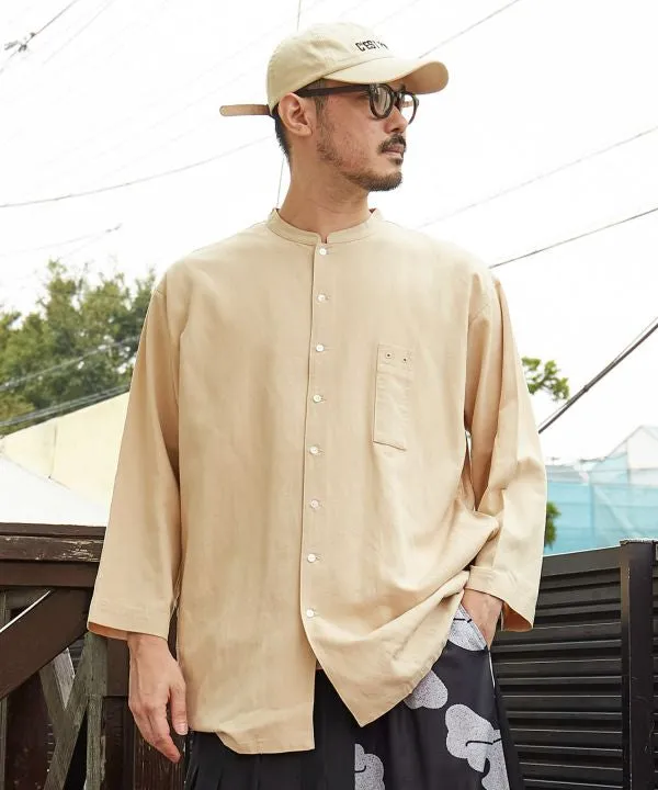 SEMAMORI - Men's Linen Blend Shirt
