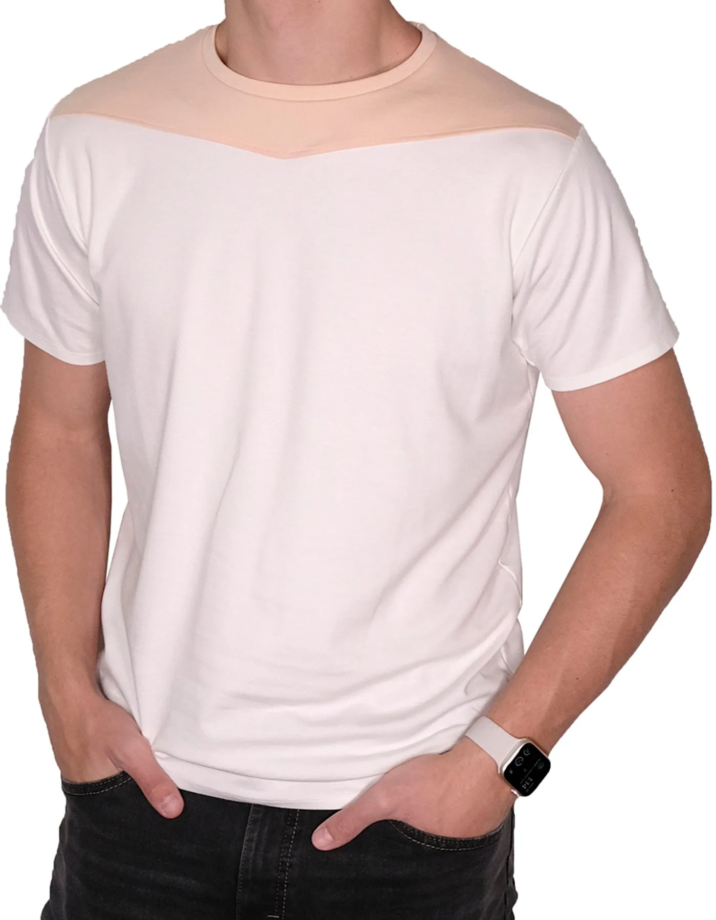 Short Sleeve Crew Collar