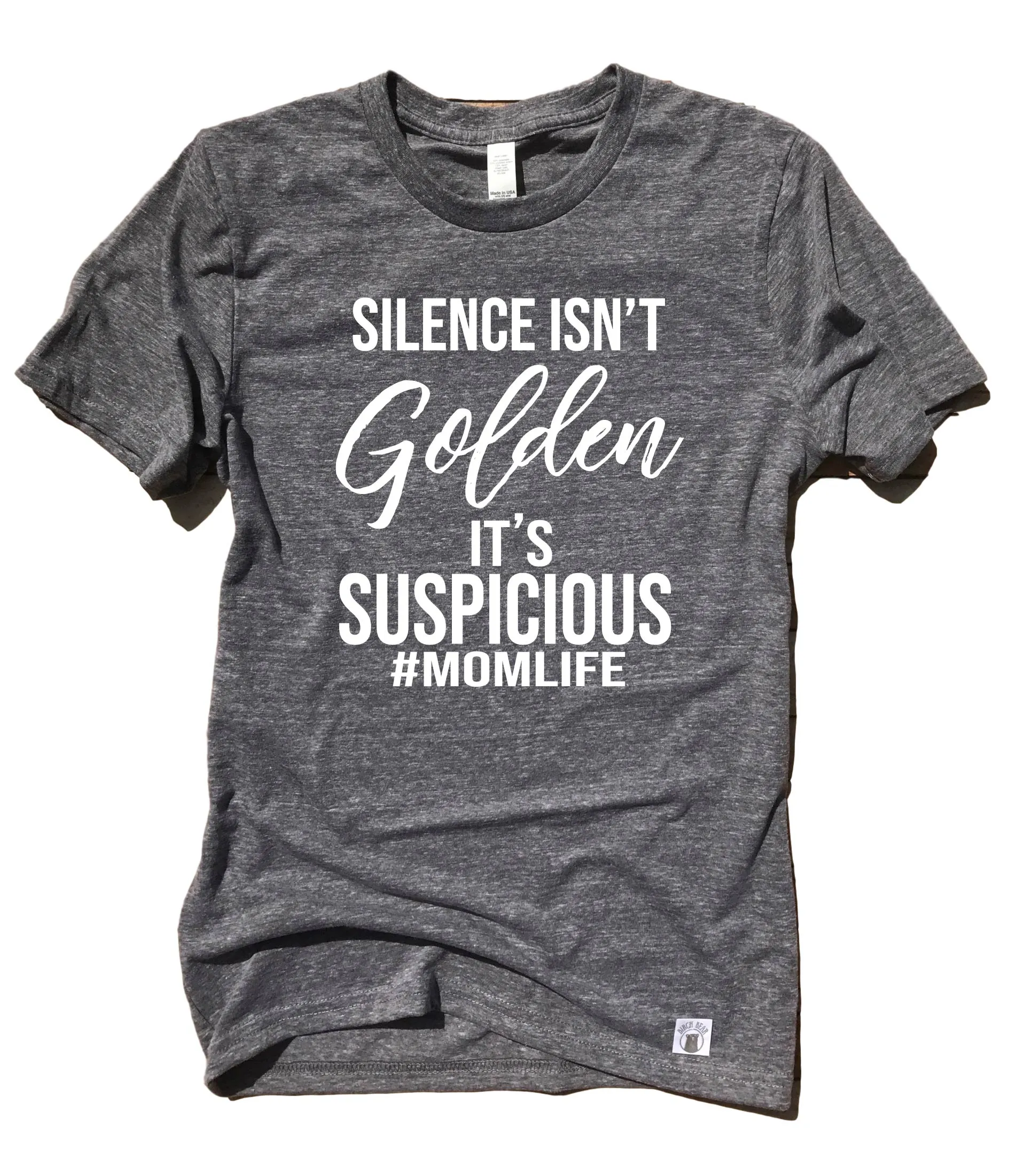 Silence Isnt Golden Its Suspicious Shirt | Unisex Crew