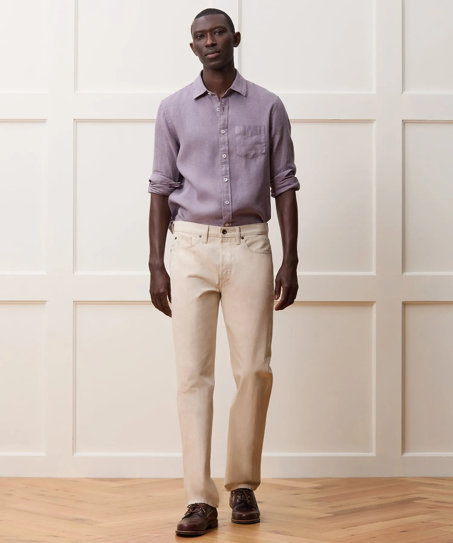 Slim Fit Sea Soft Irish Linen Shirt