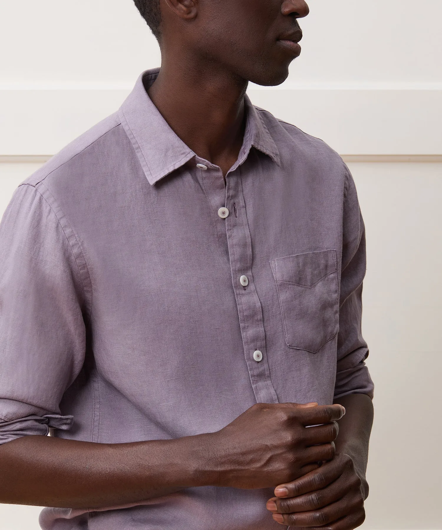 Slim Fit Sea Soft Irish Linen Shirt