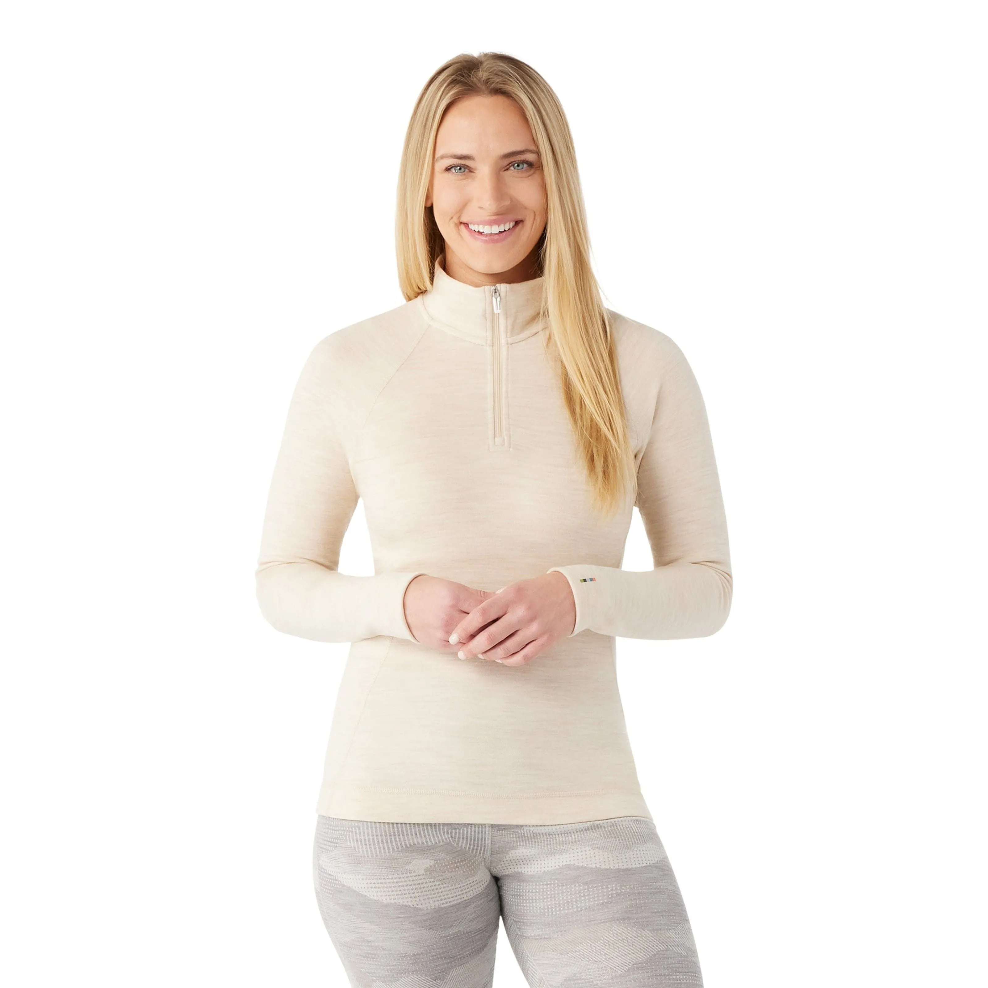 Smartwool Womens Classic Thermal Merino Base Layer 1/4 Zip - Clearance