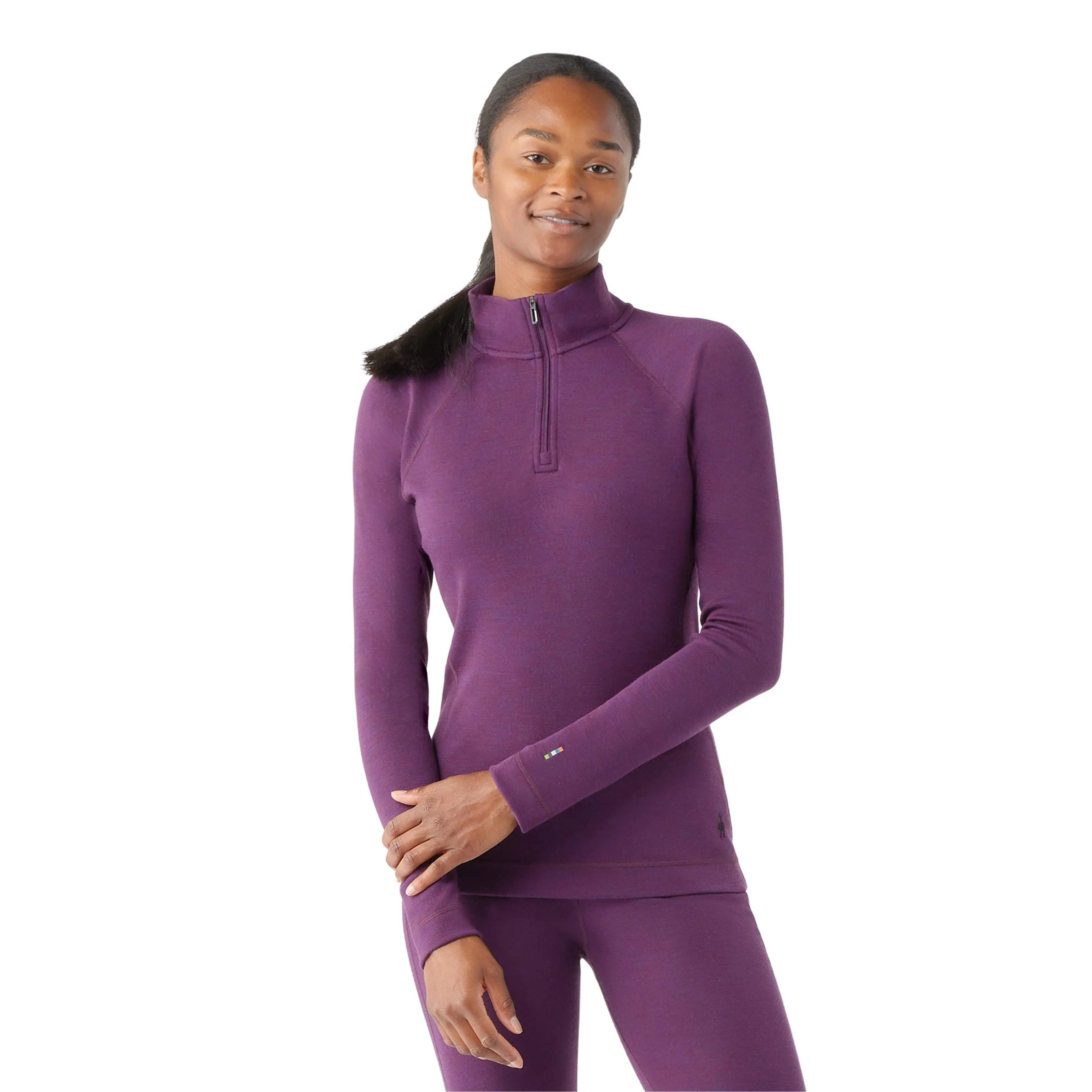 Smartwool Womens Classic Thermal Merino Base Layer 1/4 Zip - Clearance