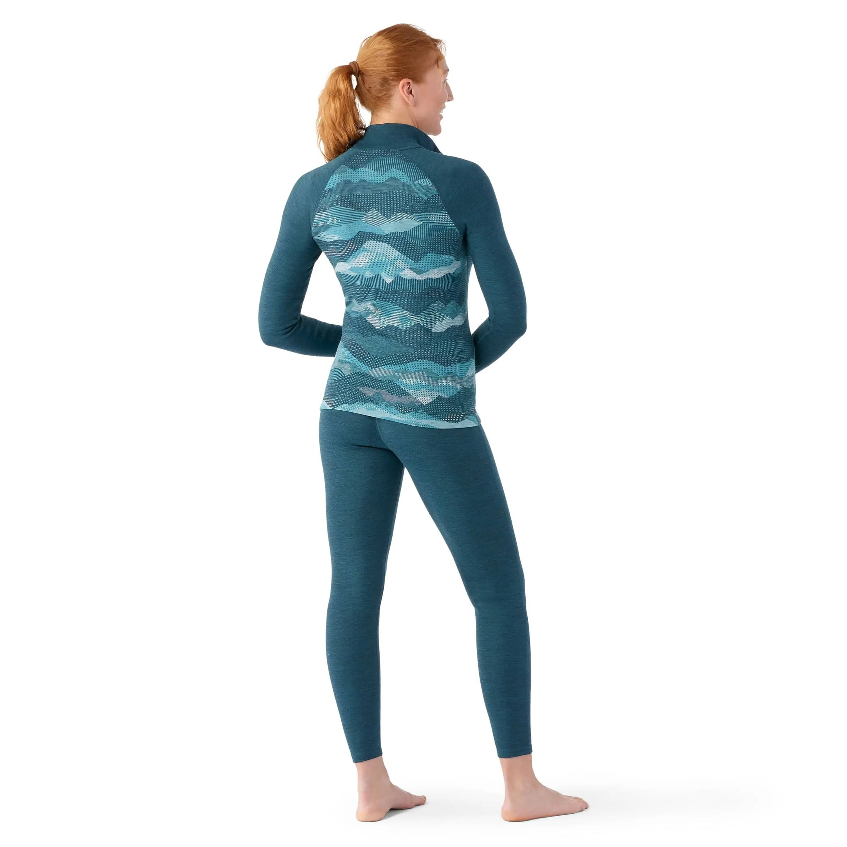 Smartwool Womens Classic Thermal Merino Base Layer 1/4 Zip - Clearance