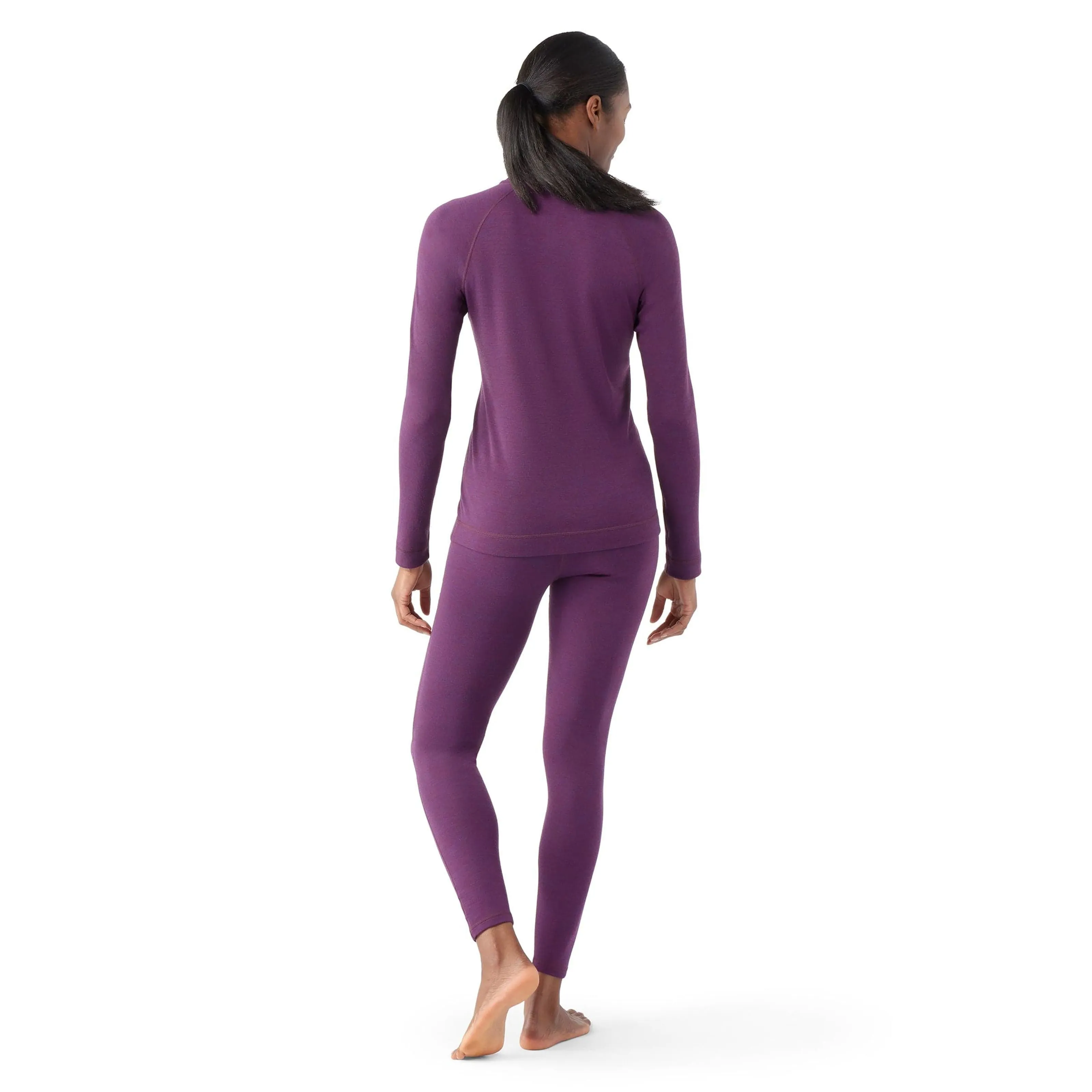 Smartwool Womens Classic Thermal Merino Base Layer 1/4 Zip - Clearance