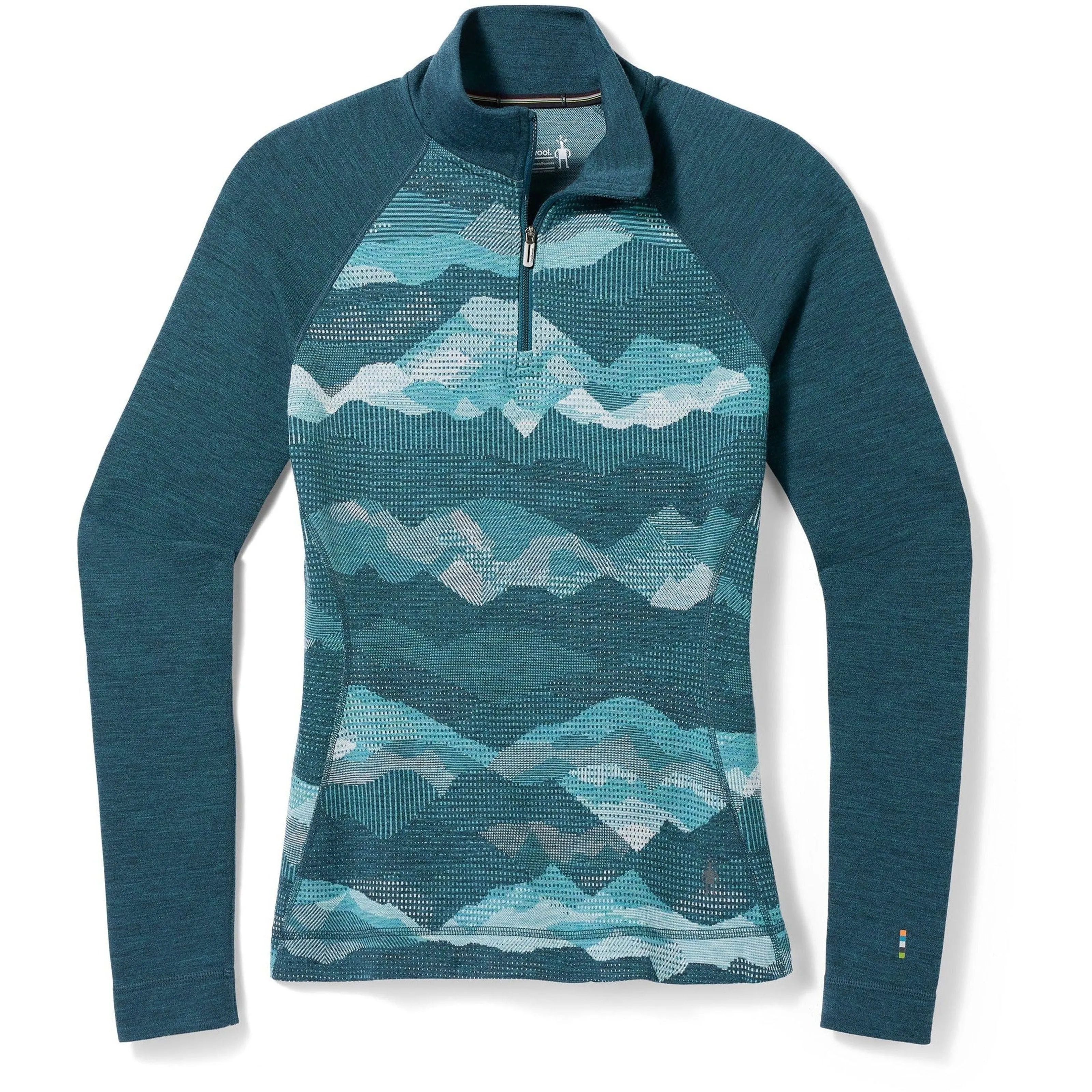 Smartwool Womens Classic Thermal Merino Base Layer 1/4 Zip - Clearance