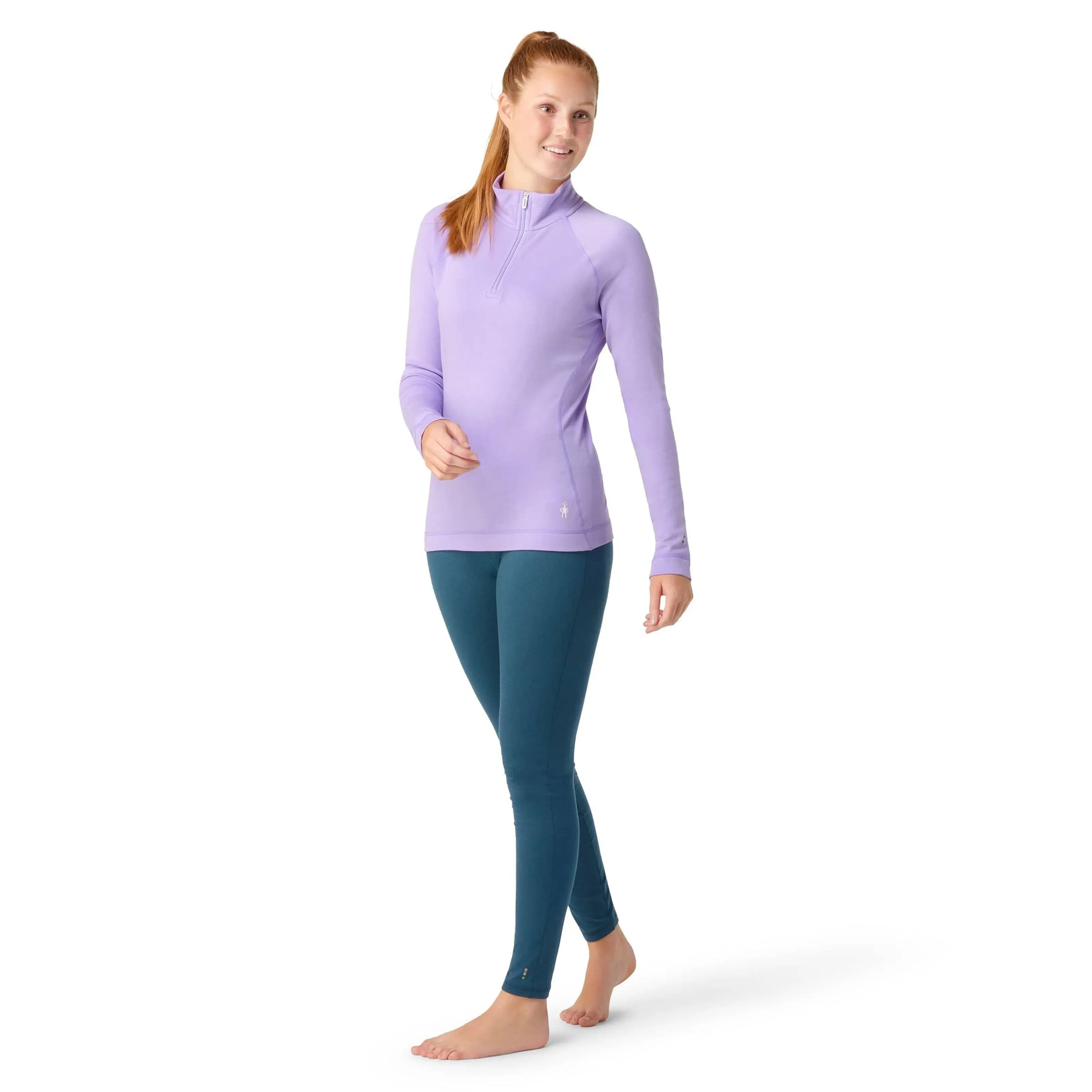 Smartwool Womens Classic Thermal Merino Base Layer 1/4 Zip - Clearance