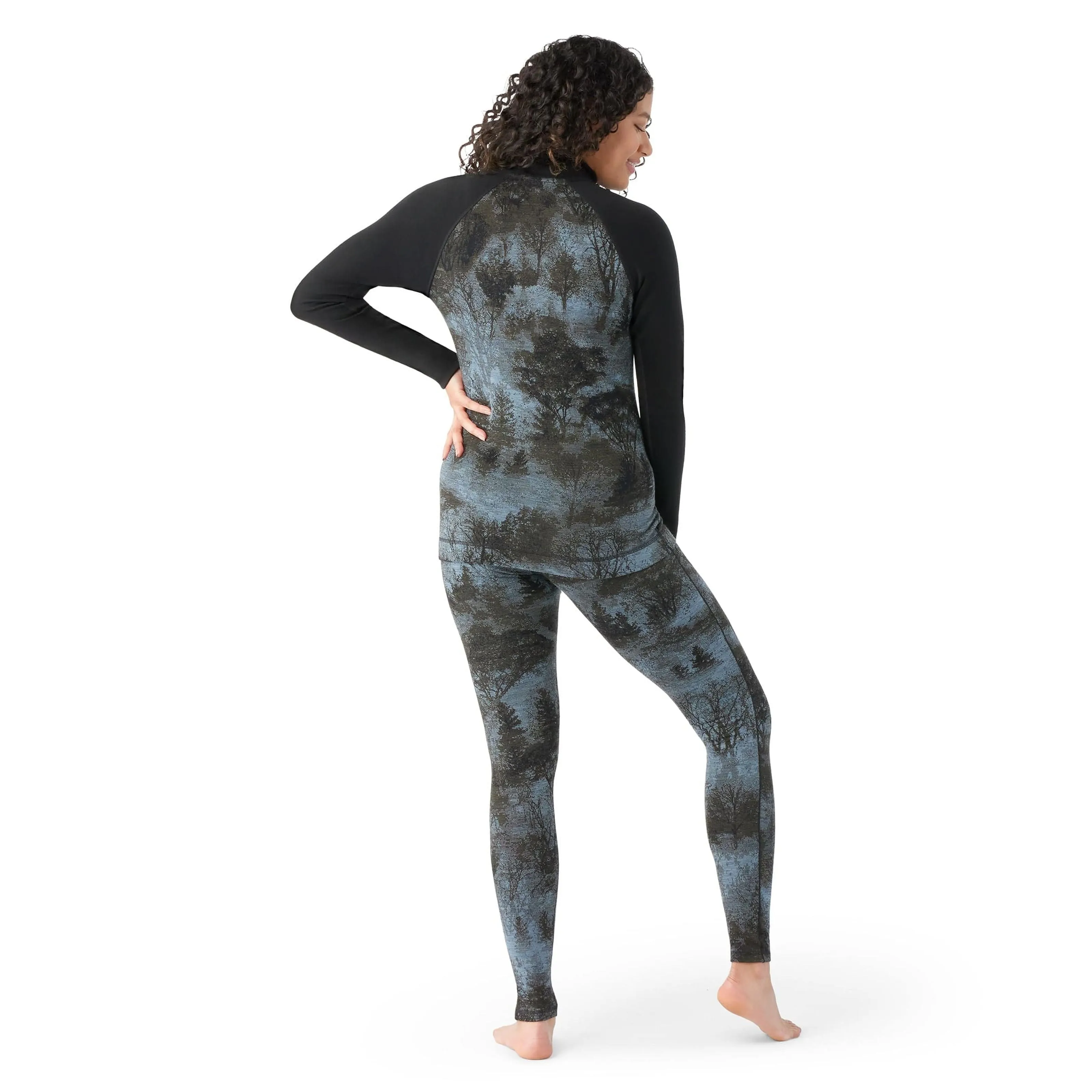 Smartwool Womens Classic Thermal Merino Base Layer 1/4 Zip - Clearance