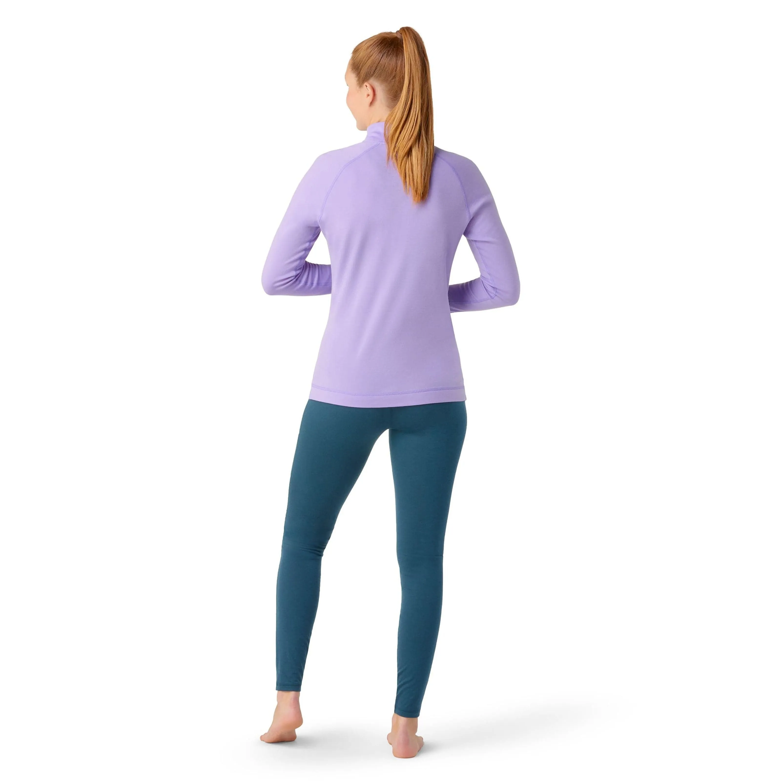 Smartwool Womens Classic Thermal Merino Base Layer 1/4 Zip - Clearance