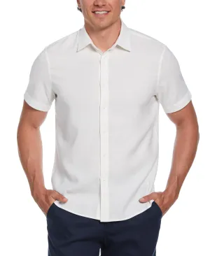 Solid Linen Blend Shirt