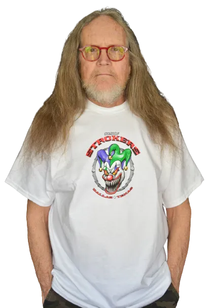 Strokers Dallas "Who's Your Daddy" White T-Shirt