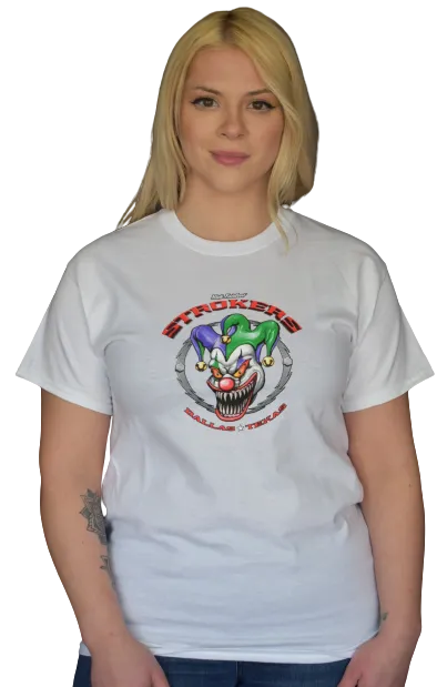 Strokers Dallas "Who's Your Daddy" White T-Shirt