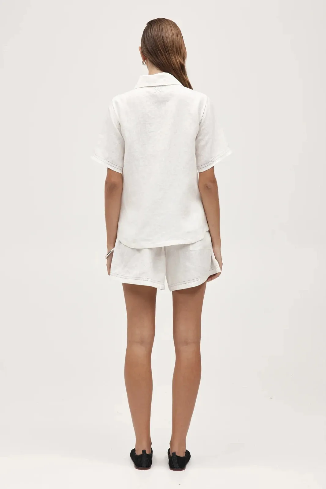 Sunny Shirt Ivory Linen