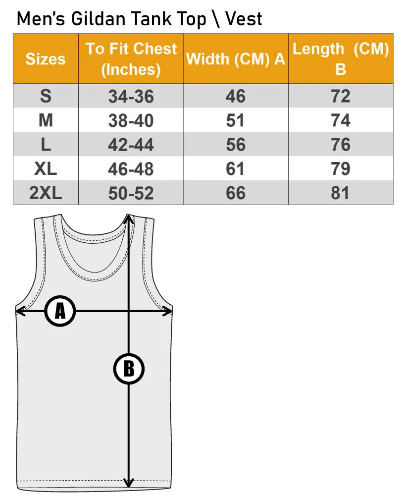 T-Rex Dinosaur Autism Autistic Mens Vest Tank Top