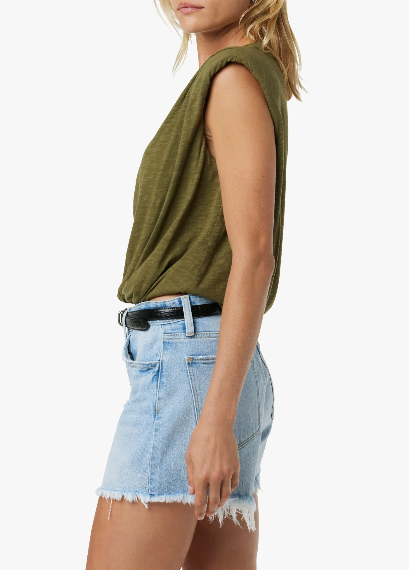 THE ARDEN SLUB SLEEVELESS TEE
