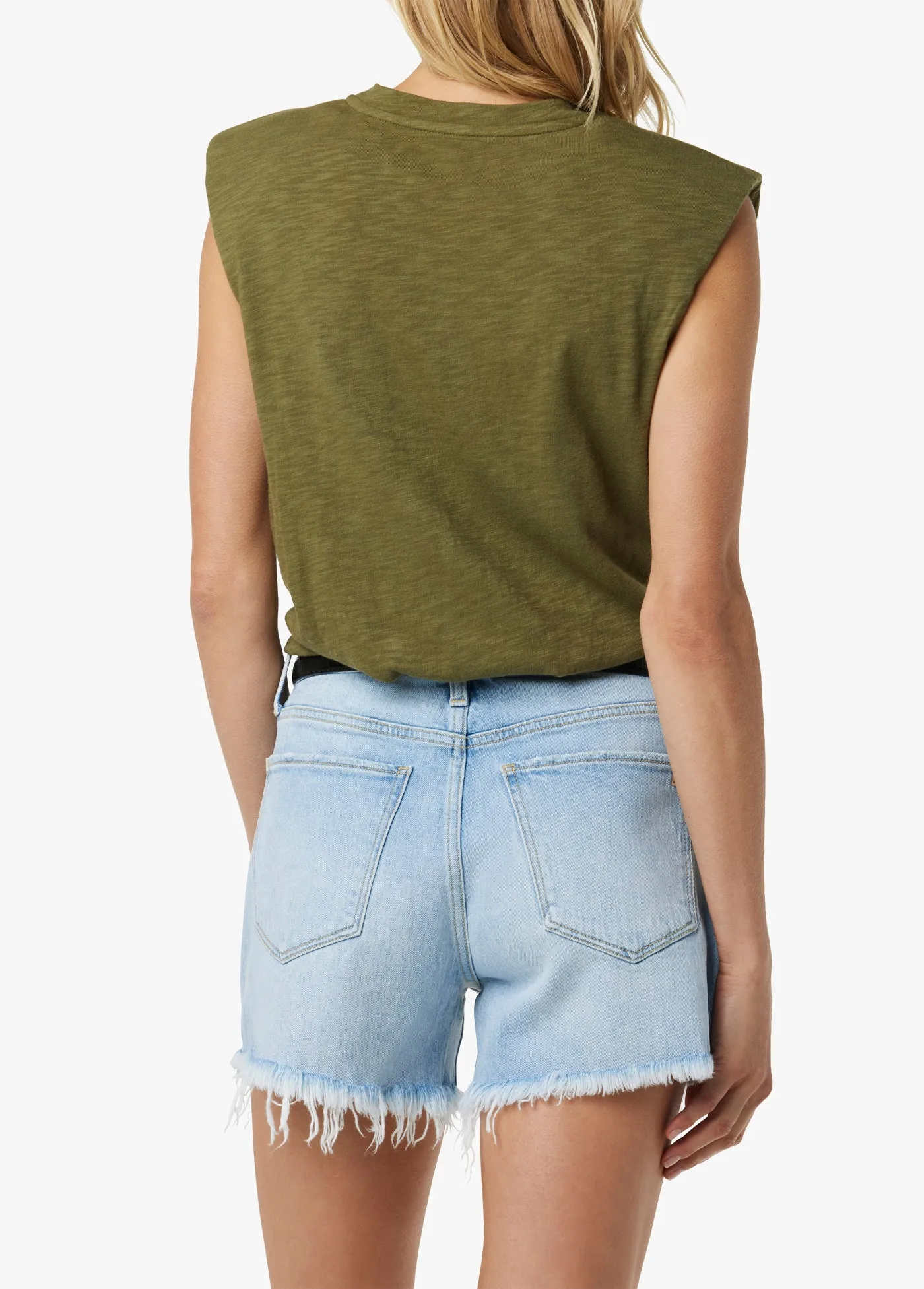THE ARDEN SLUB SLEEVELESS TEE