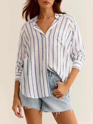 The Perfect Line Top - Palace Blue