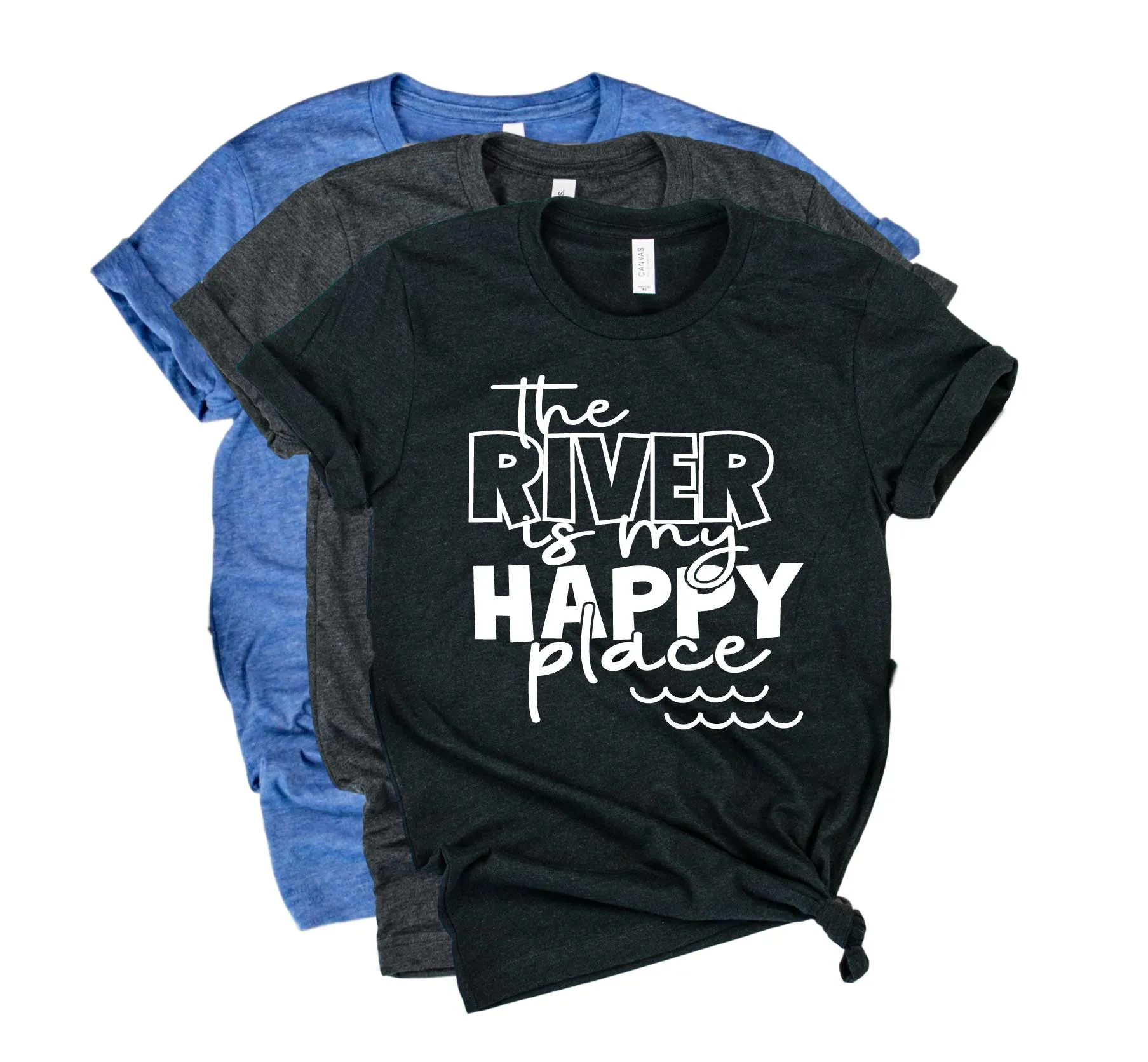 The River Is My Happy Place Shirt | River Shirt | Summer Shirt | Unisex Crew