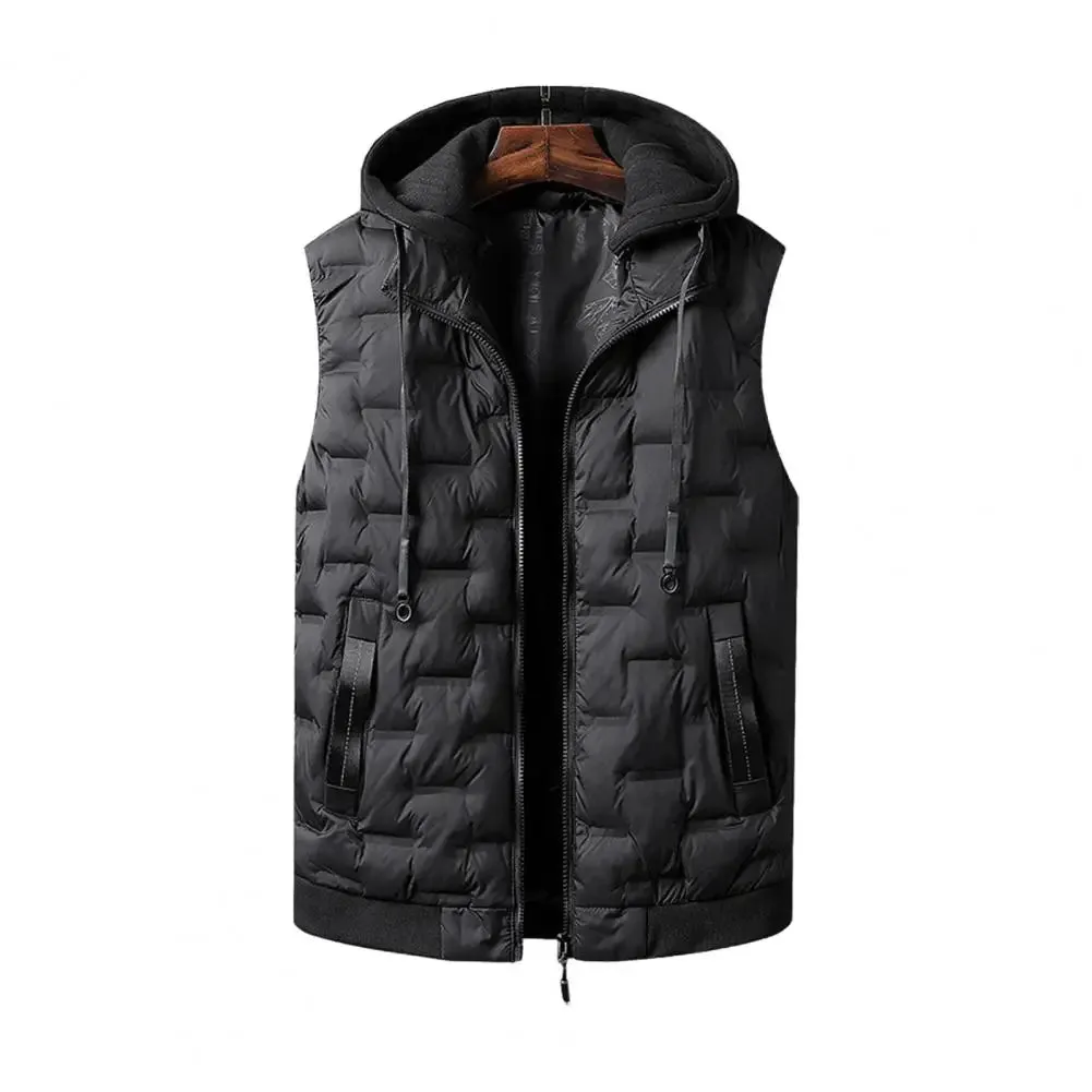 Thermo Vest | Men's Hooded Winter Vests with Detachable Cap