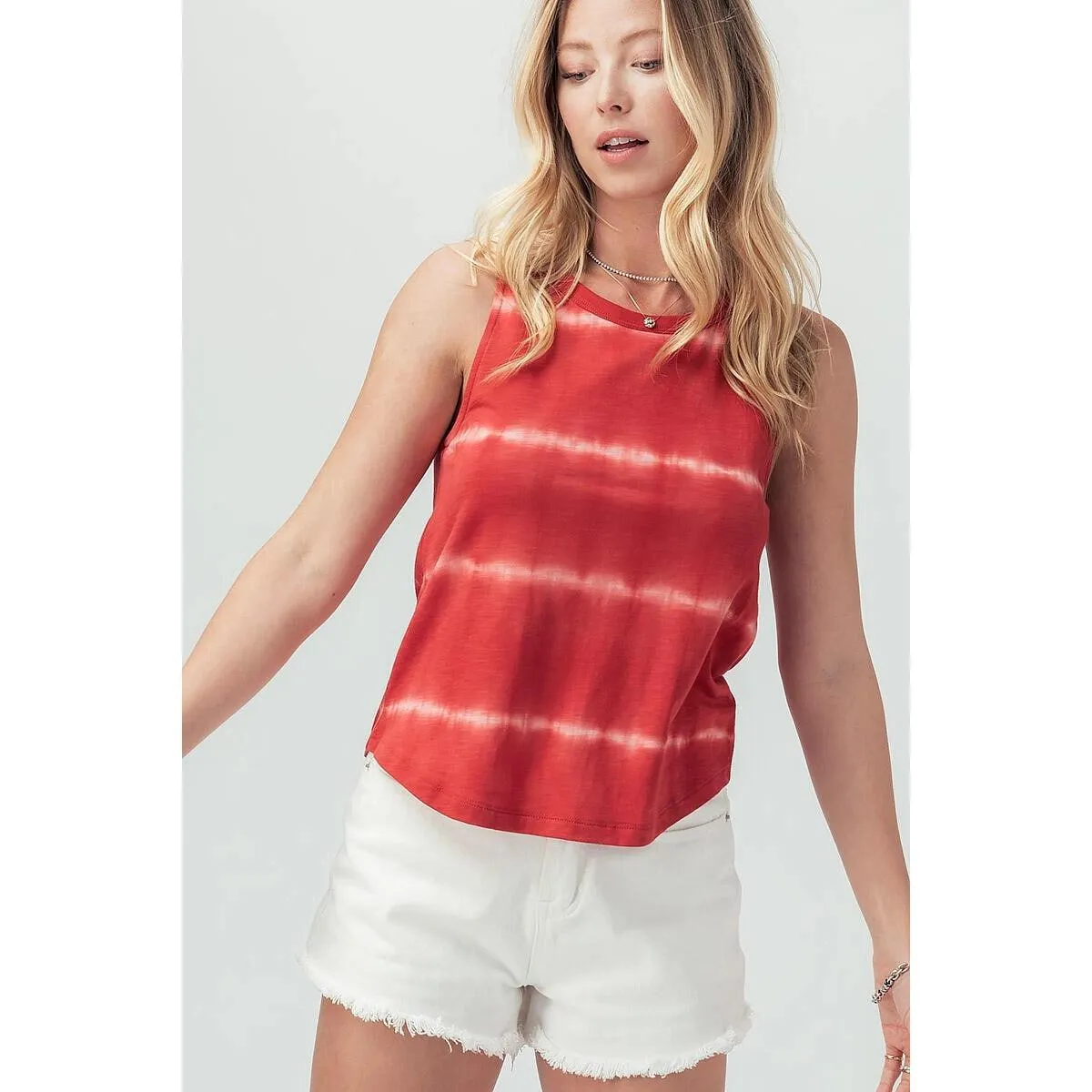 Tie Dye Sleeveless Top