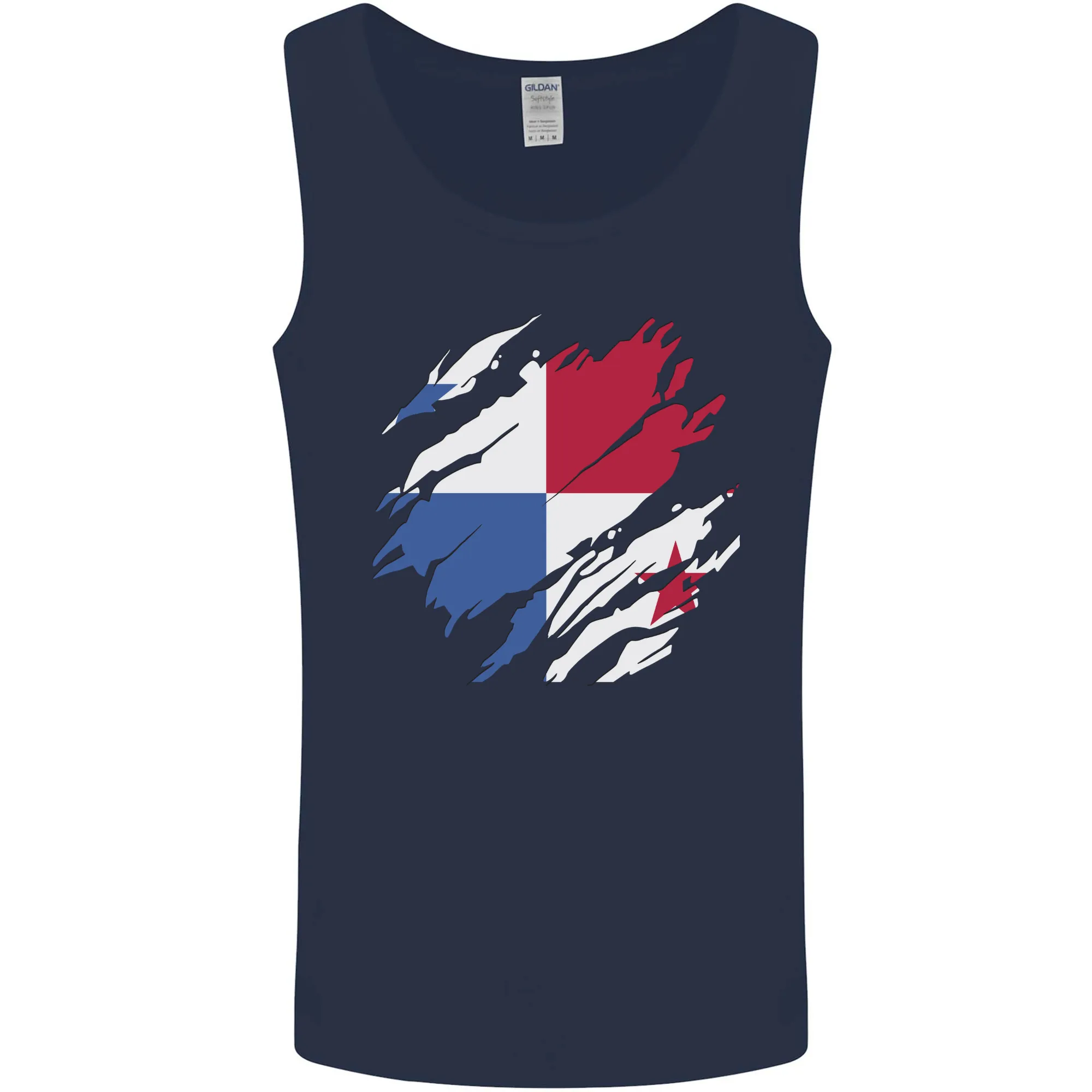 Torn Flag Panama Mens Vest Tank Top