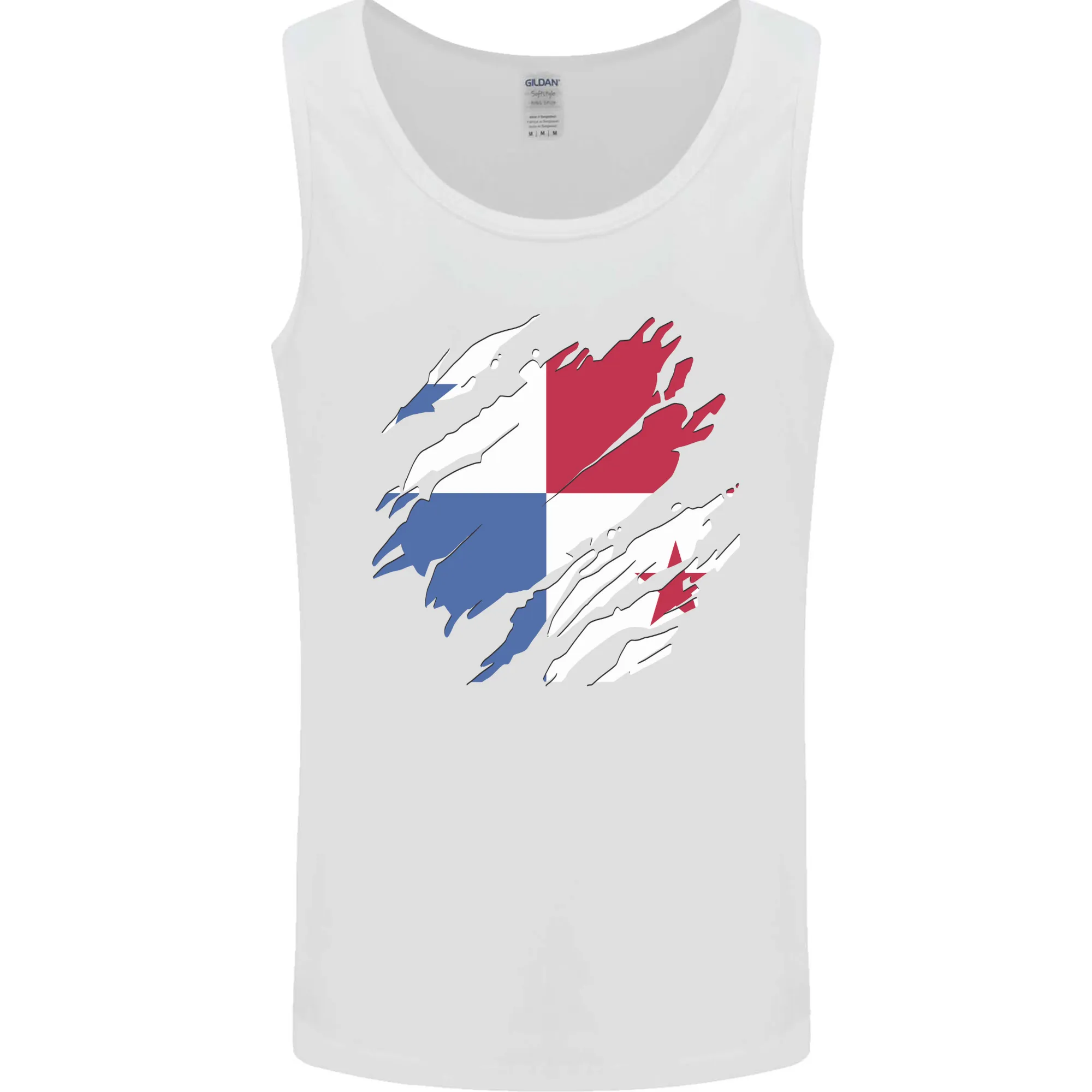 Torn Flag Panama Mens Vest Tank Top