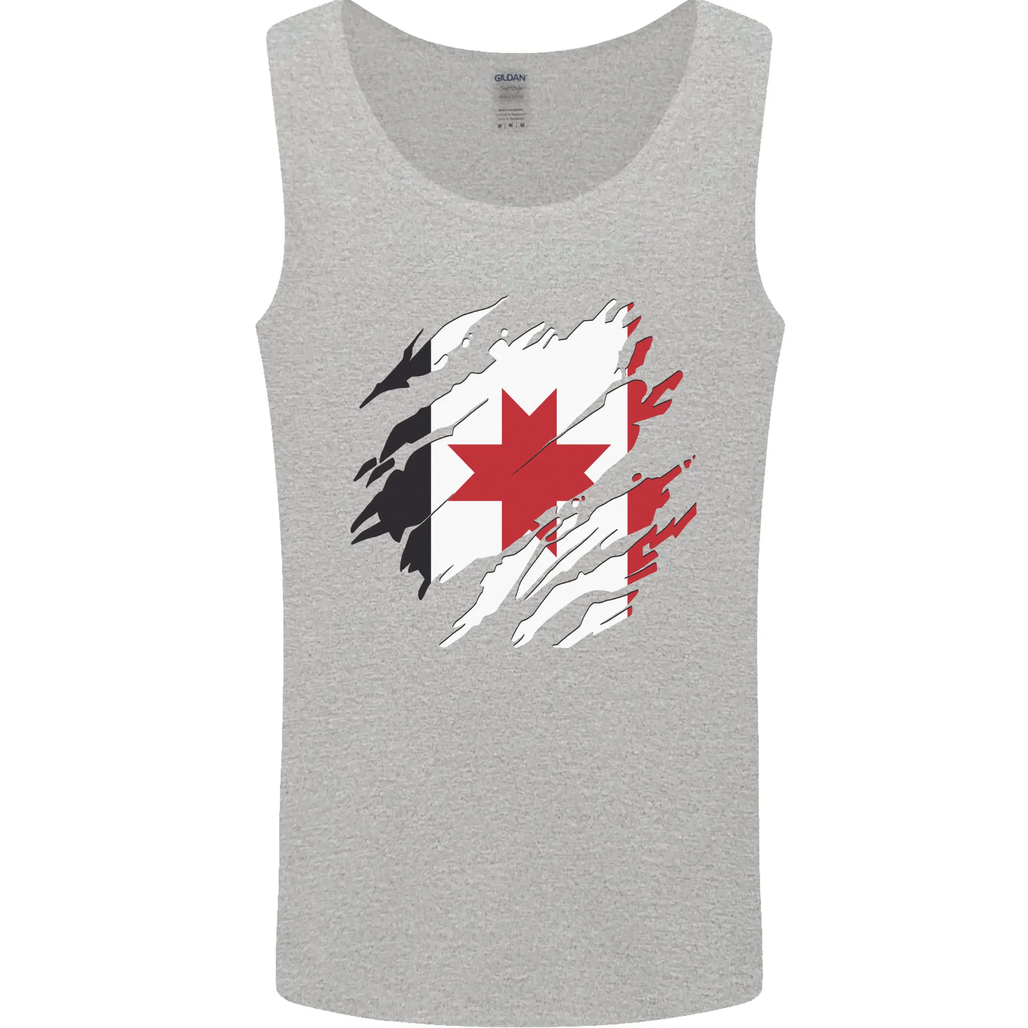 Torn Flag Udmurtia Mens Vest Tank Top
