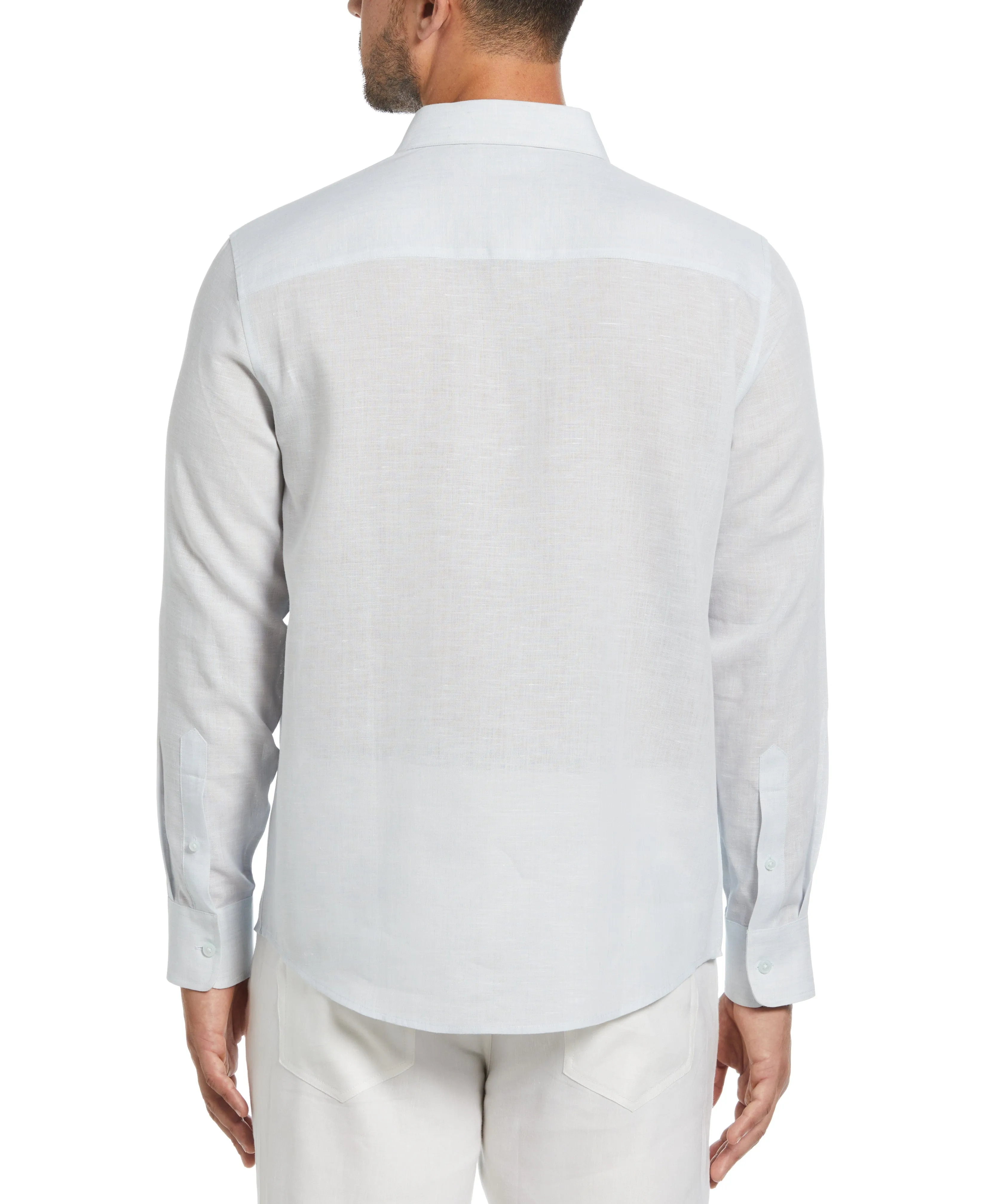 Travelselect™ Linen-Blend Long Sleeve Shirt