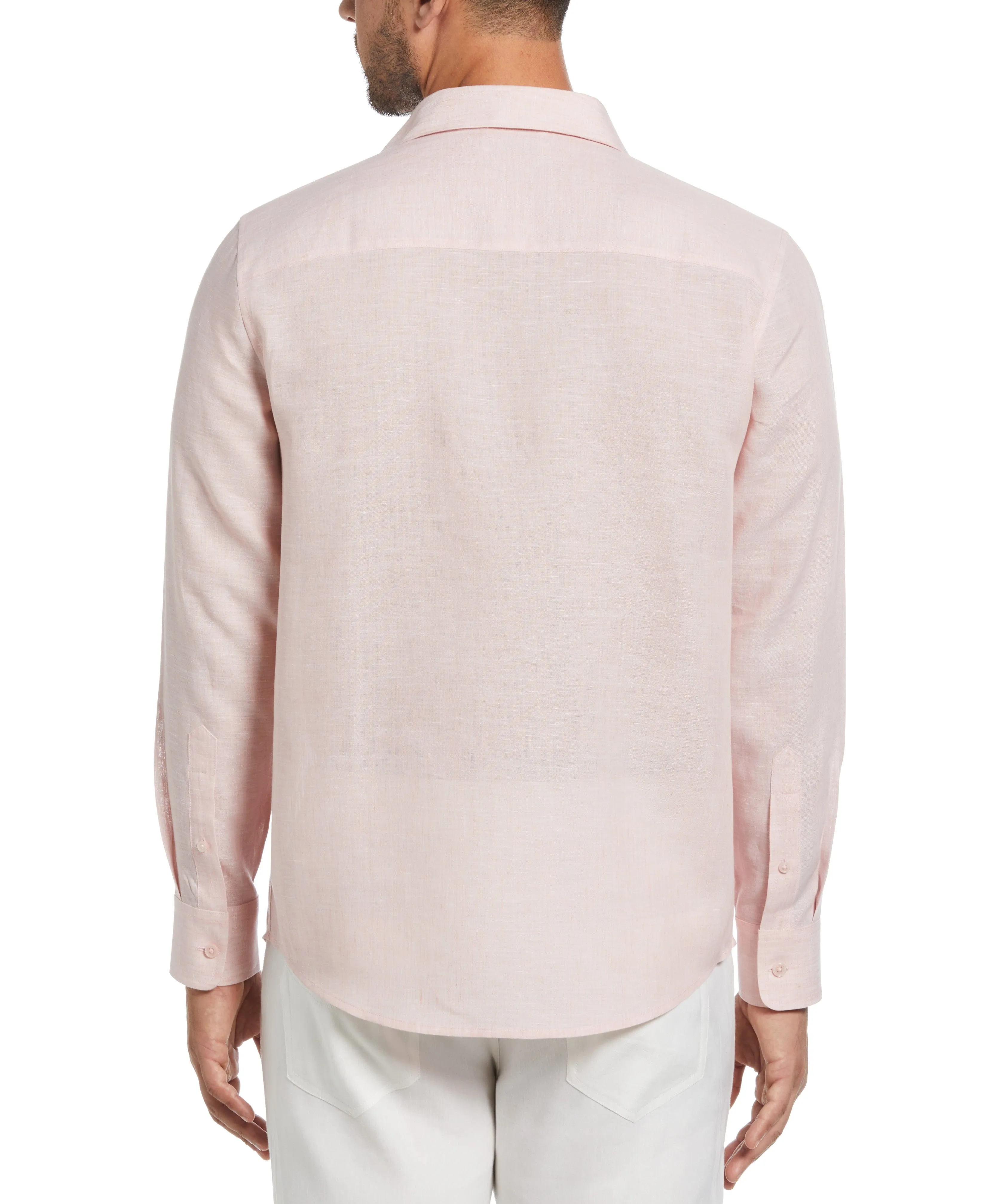 Travelselect™ Linen-Blend Long Sleeve Shirt