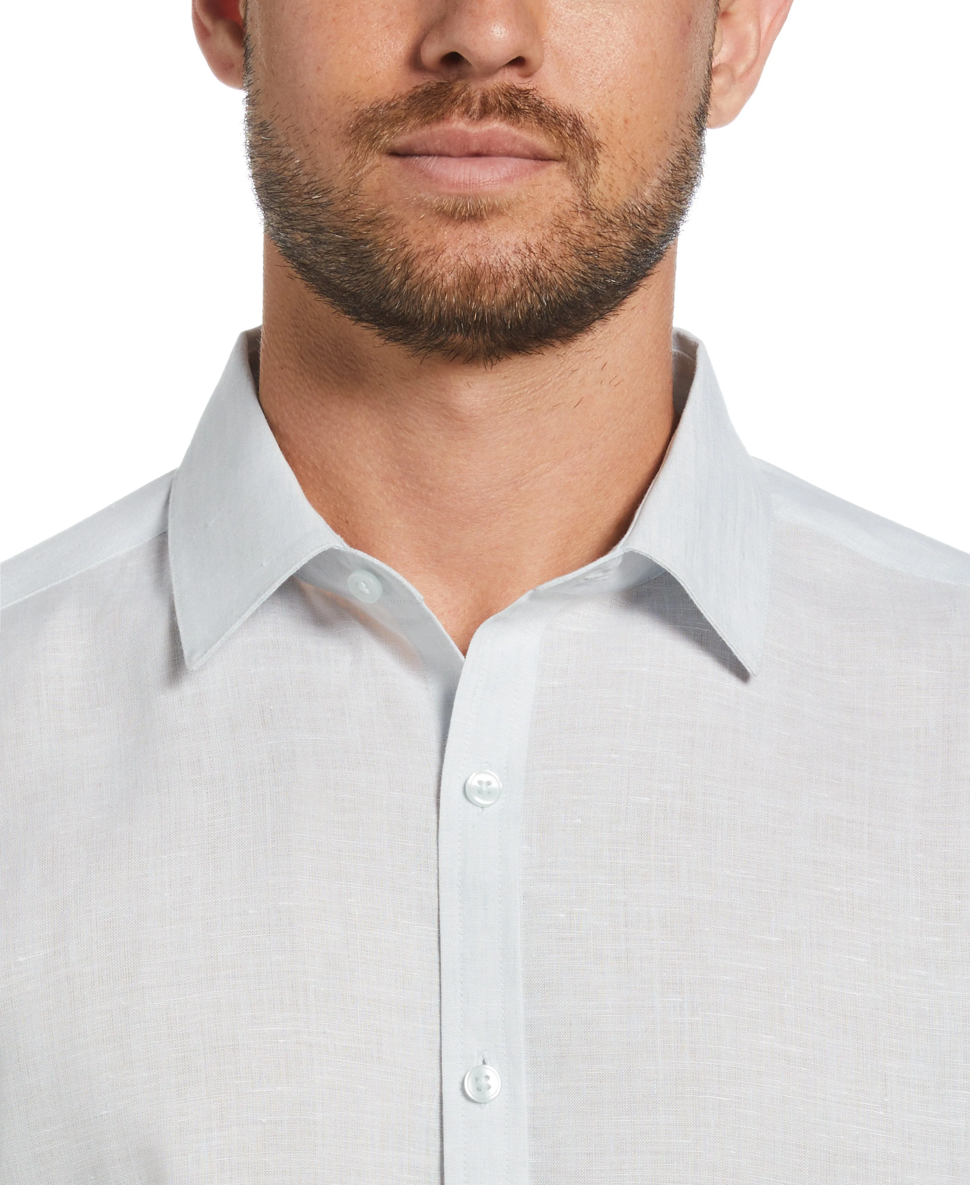 Travelselect™ Linen-Blend Long Sleeve Shirt