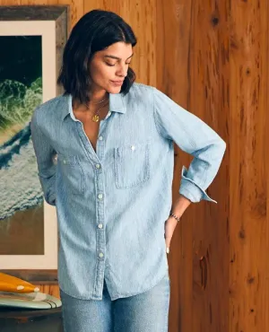 Tried & True Chambray Shirt Mid Wash