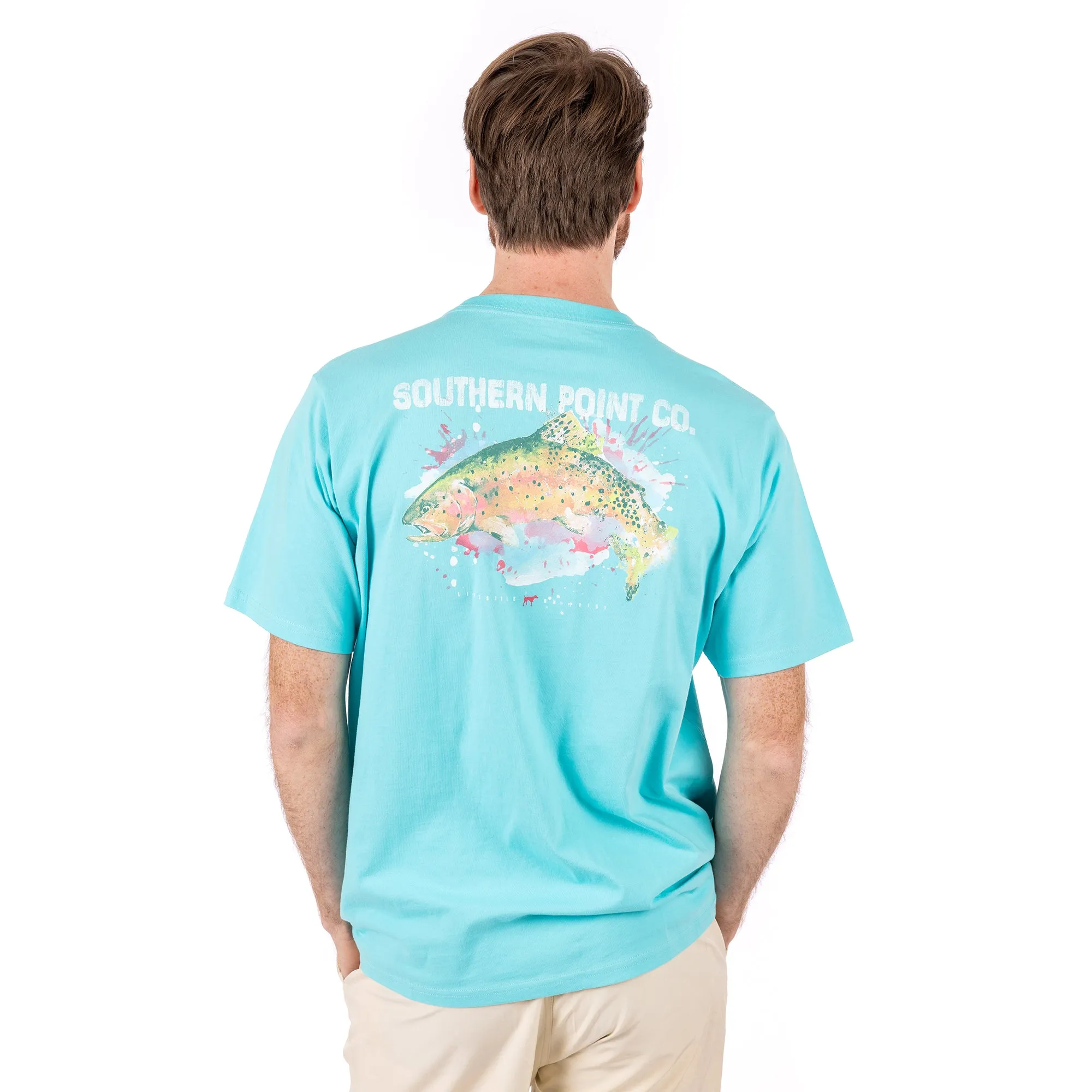 Trout Watercolor SHORT SLEEVE TEE FINAL SALE