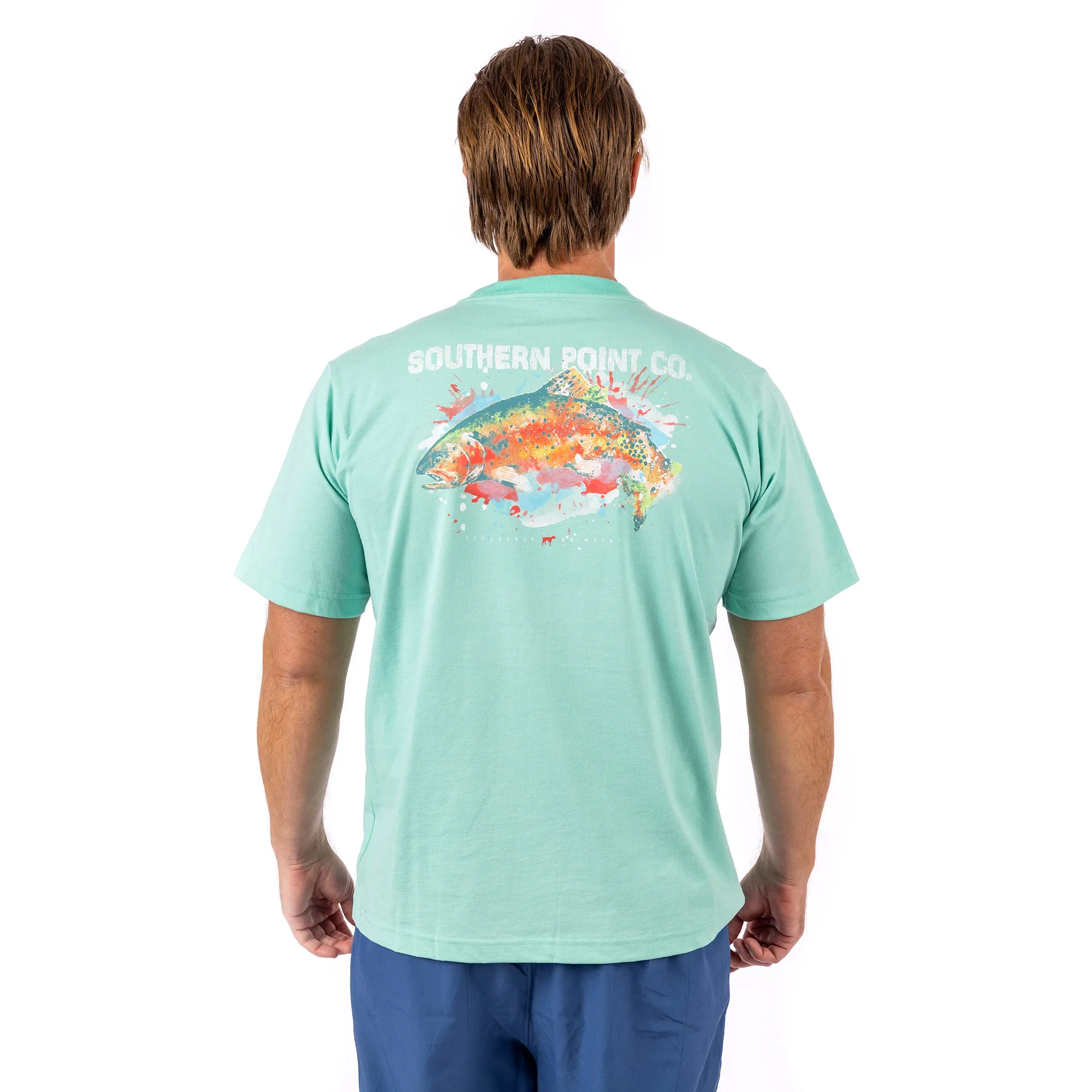 Trout Watercolor SHORT SLEEVE TEE FINAL SALE