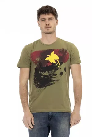 Trussardi Action Green Cotton Men's T-Shirt