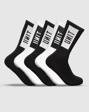 UNIT Box Men's  Bamboo Hi-Lux Socks - 5 Pack