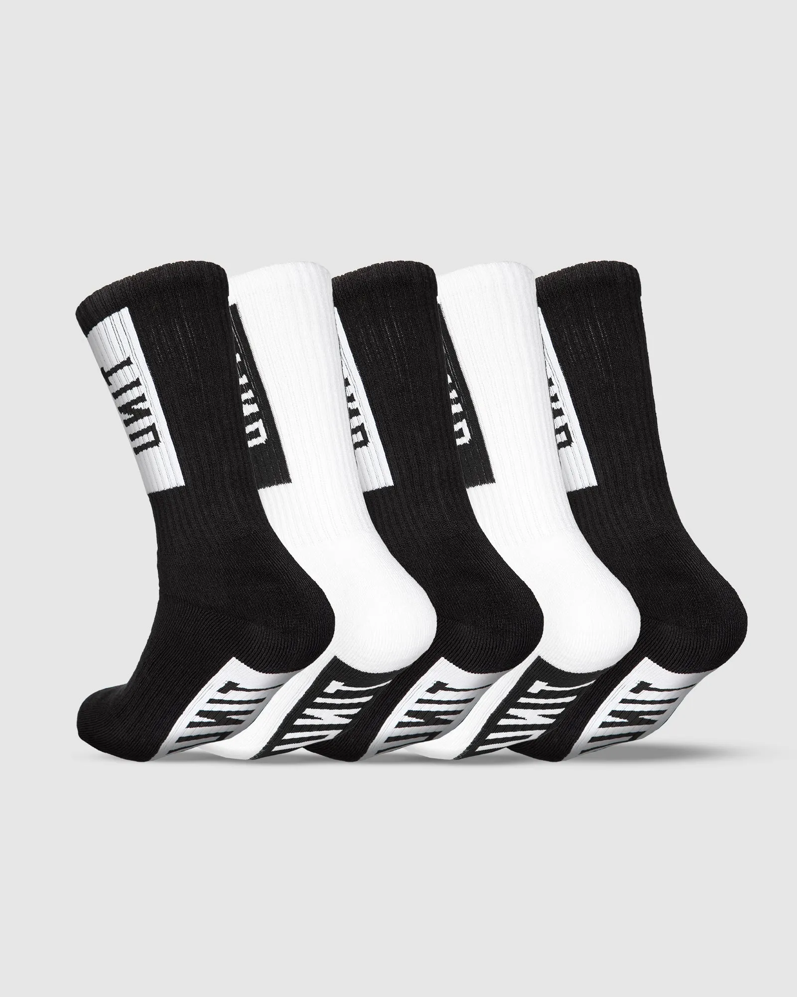 UNIT Box Men's  Bamboo Hi-Lux Socks - 5 Pack