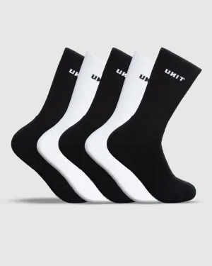 UNIT Storm Men's Bamboo Hi-Lux Socks - 5 pack