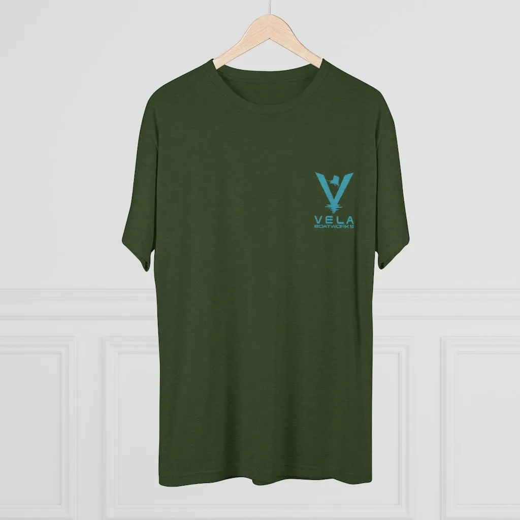 Vela Men's Tri-Blend Crew Tee