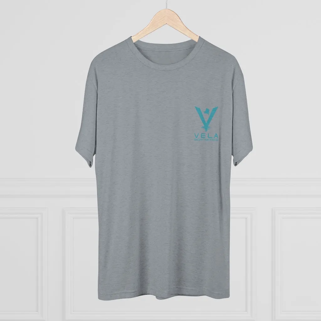 Vela Men's Tri-Blend Crew Tee