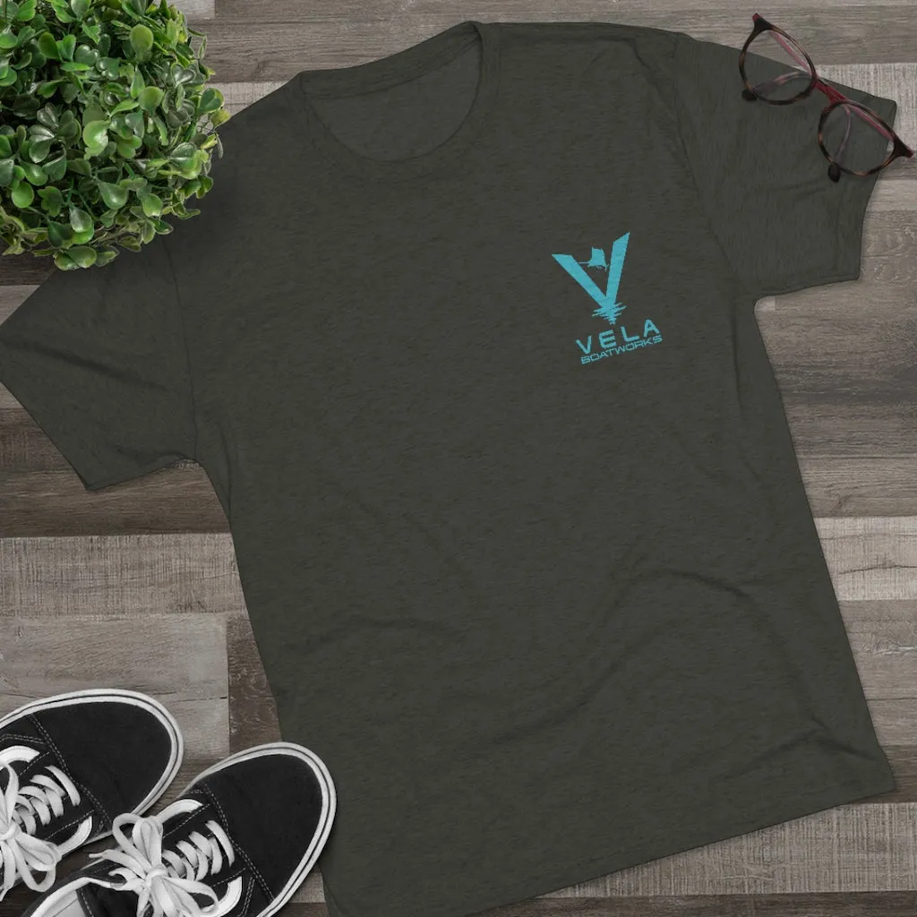 Vela Men's Tri-Blend Crew Tee