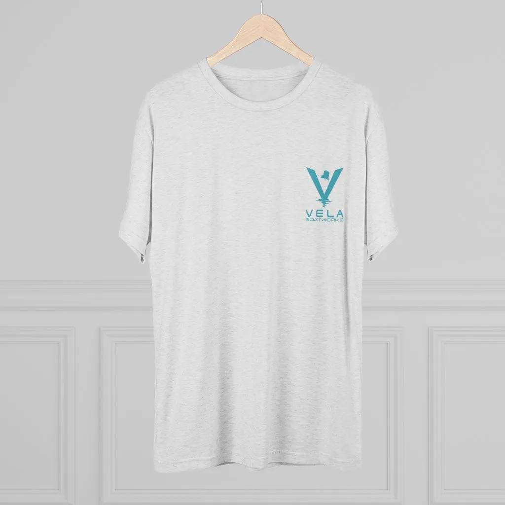 Vela Men's Tri-Blend Crew Tee