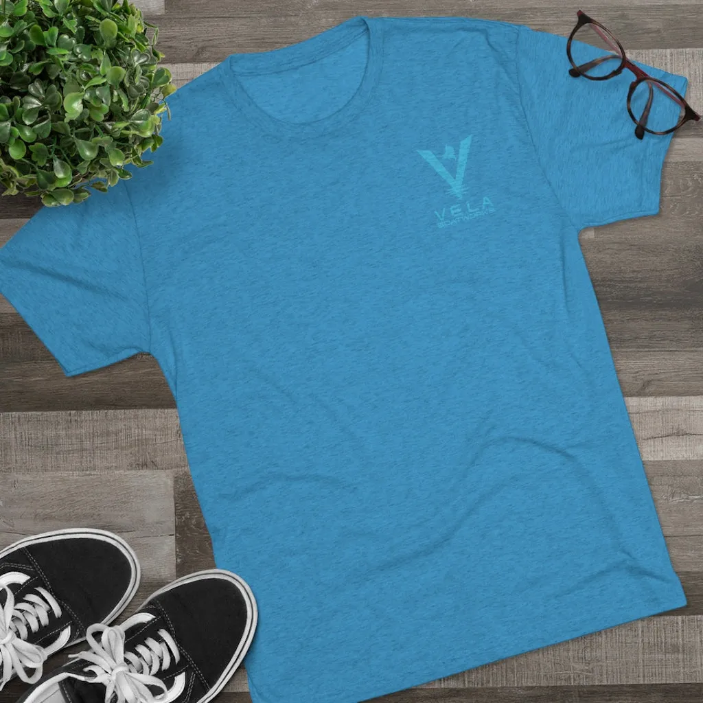 Vela Men's Tri-Blend Crew Tee