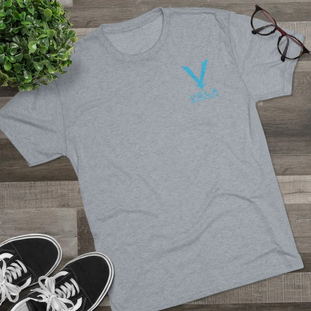 Vela Men's Tri-Blend Crew Tee
