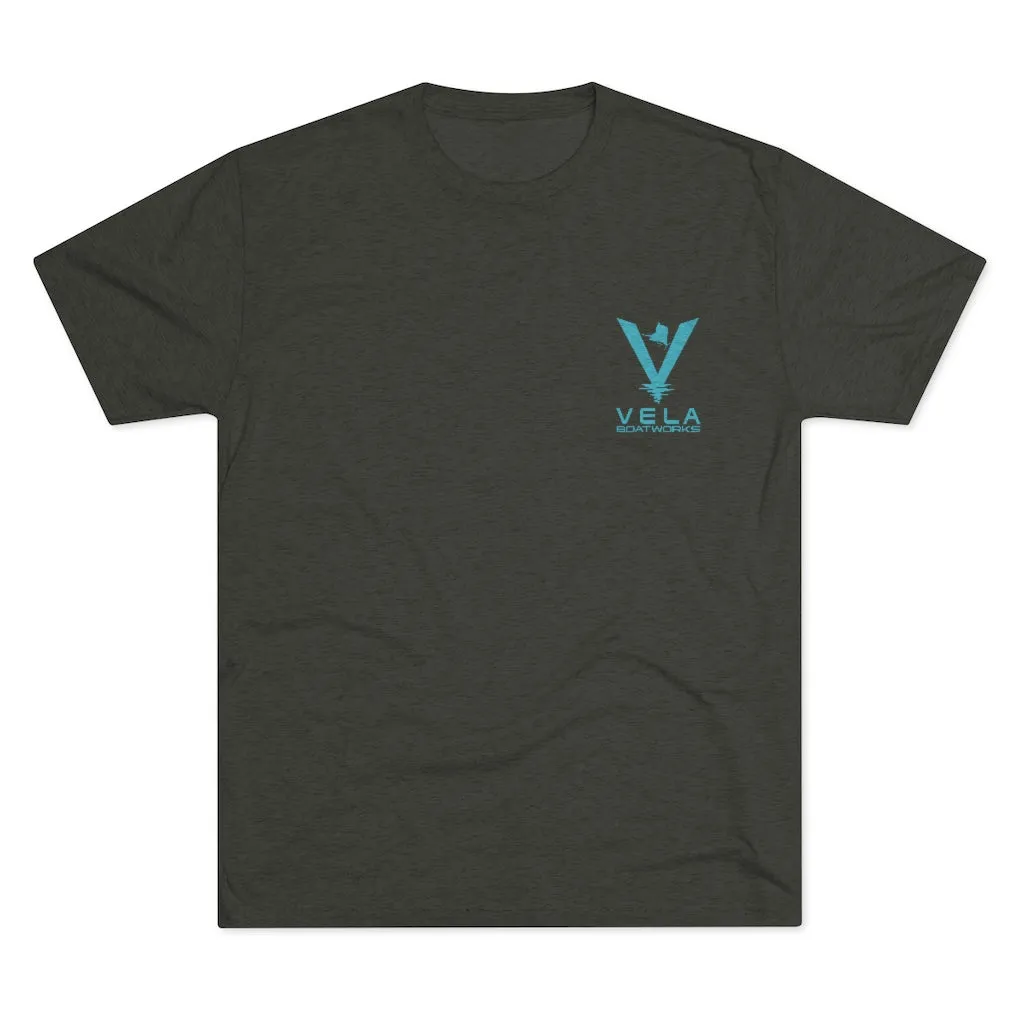 Vela Men's Tri-Blend Crew Tee