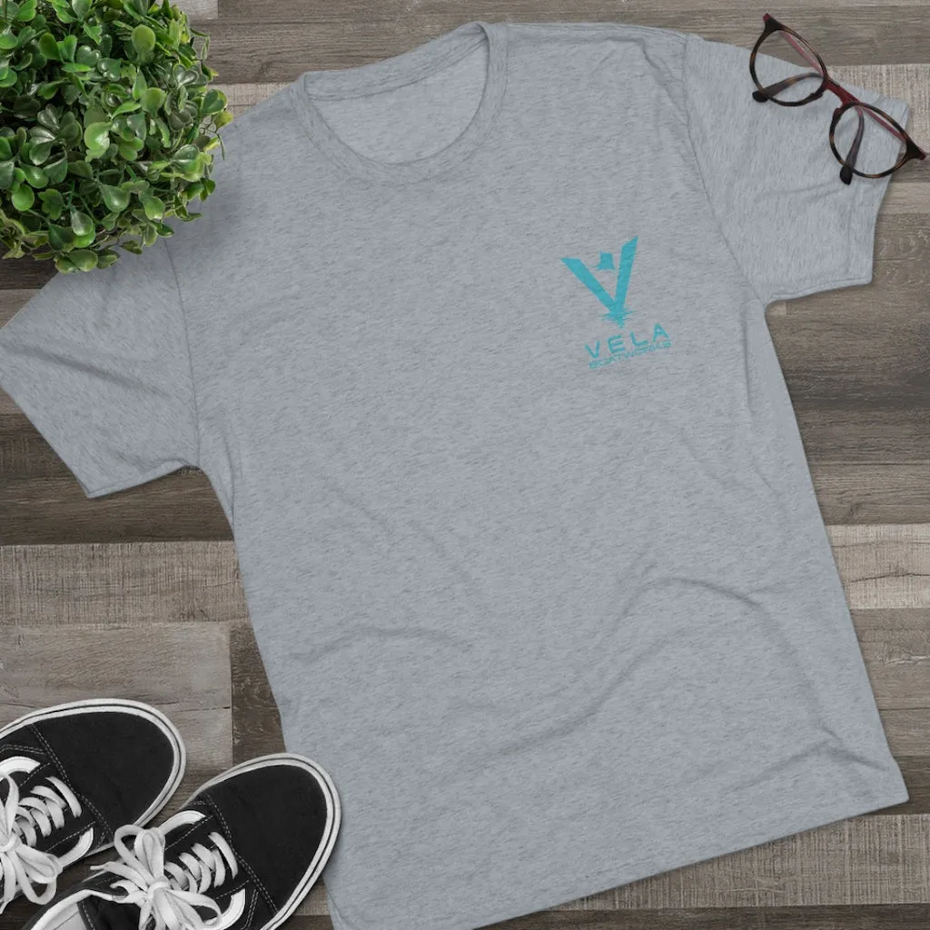 Vela Men's Tri-Blend Crew Tee