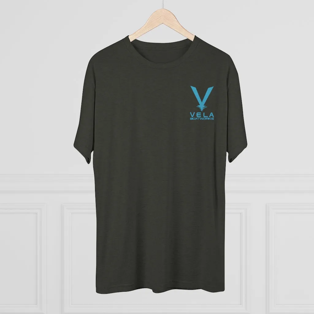 Vela Men's Tri-Blend Crew Tee
