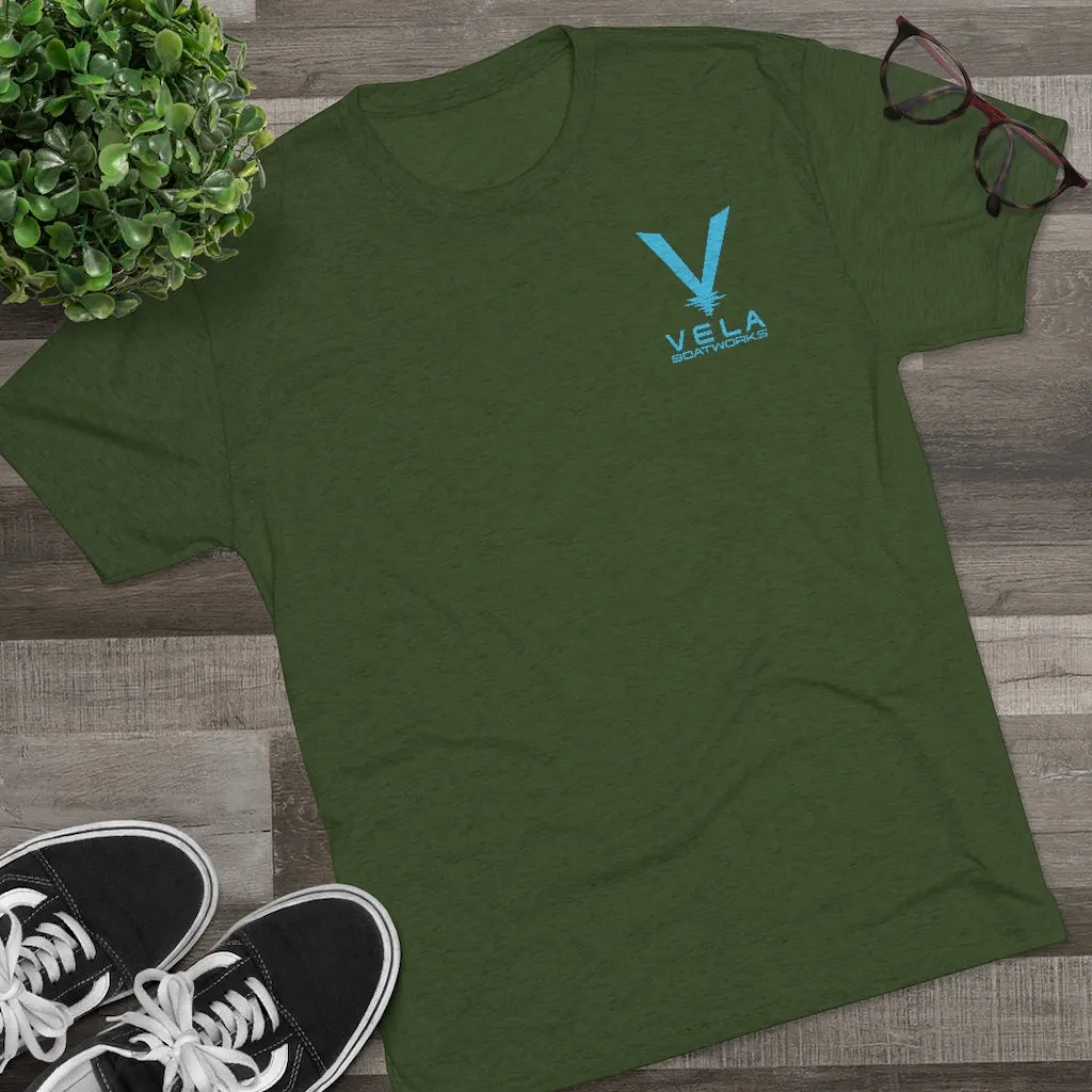 Vela Men's Tri-Blend Crew Tee